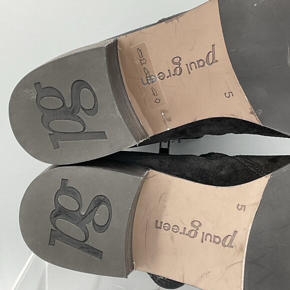 NEW Paul Green Women’s Suzette Block Heel Booties Black Size 7.5 - Picture 9 of 10